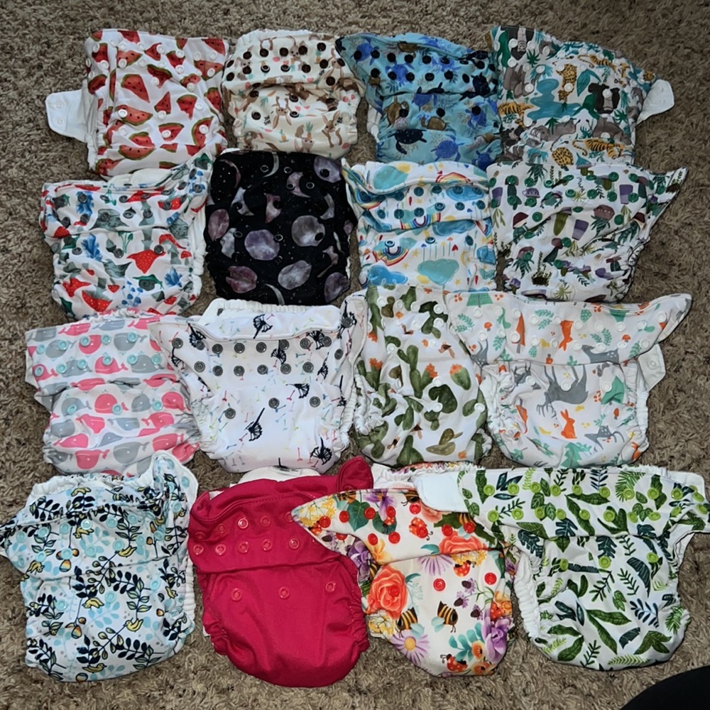 Thirsties NAIO natural all in one diaper lot